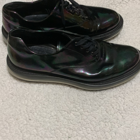 Prada Oil slick iridescent Lace Up Shoes - Picture 8 of 9